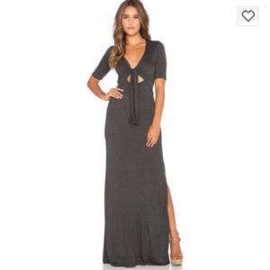Tie me up revolve blue life grey maxi